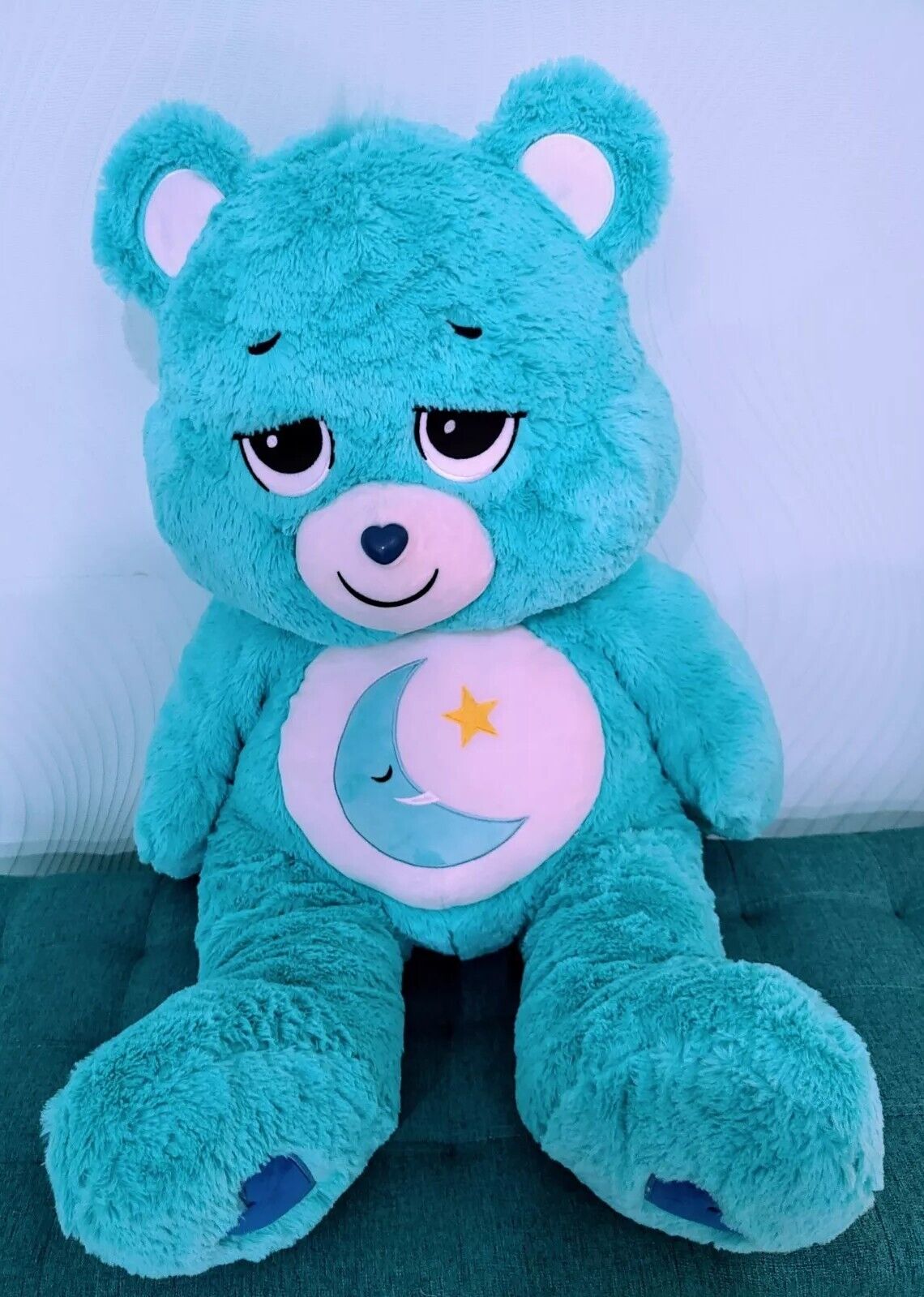 Care Bears Jumbo Bedtime Bear Blue Moon Star Plush 36” Costco 2020 RARE NWOT ?