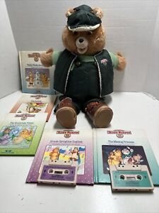 Teddy Ruxpin Doll 1985 Vintage Worlds Of Wonder Working Tapes Books Outfits EUC