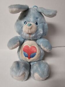 Vintage Care Bear Cousins Swift Heart Rabbit Stuffed Kenner 1984 Blue 14