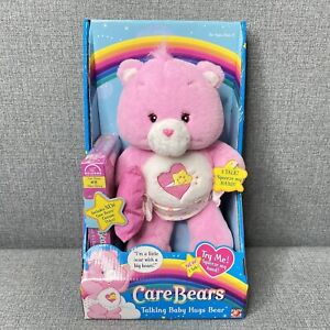 Care Bears Talking Baby Hugs Bear Plush With VHS Movie 2004 in Box Talks