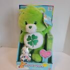 Vintage 2002 Care Bears Good Luck Bear With VHS And Keychain NEW