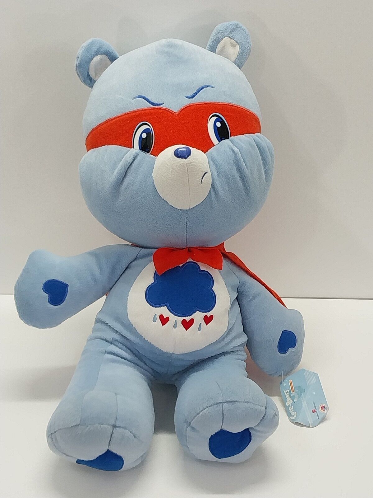 Giant Care Bears Grumpy Bear Plush NWT 2009  26" Jumbo Super Hero Collection