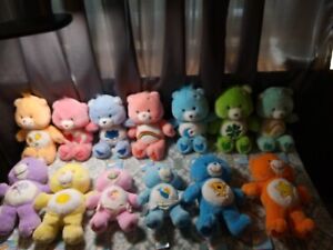 2002 & 2003 Care Bear Plush Lot Of 13 w/hangtags + Extras Great condition!