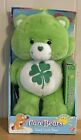 Vintage 2003 Care Bears Good Luck Bear 13" Plush  With VHS
