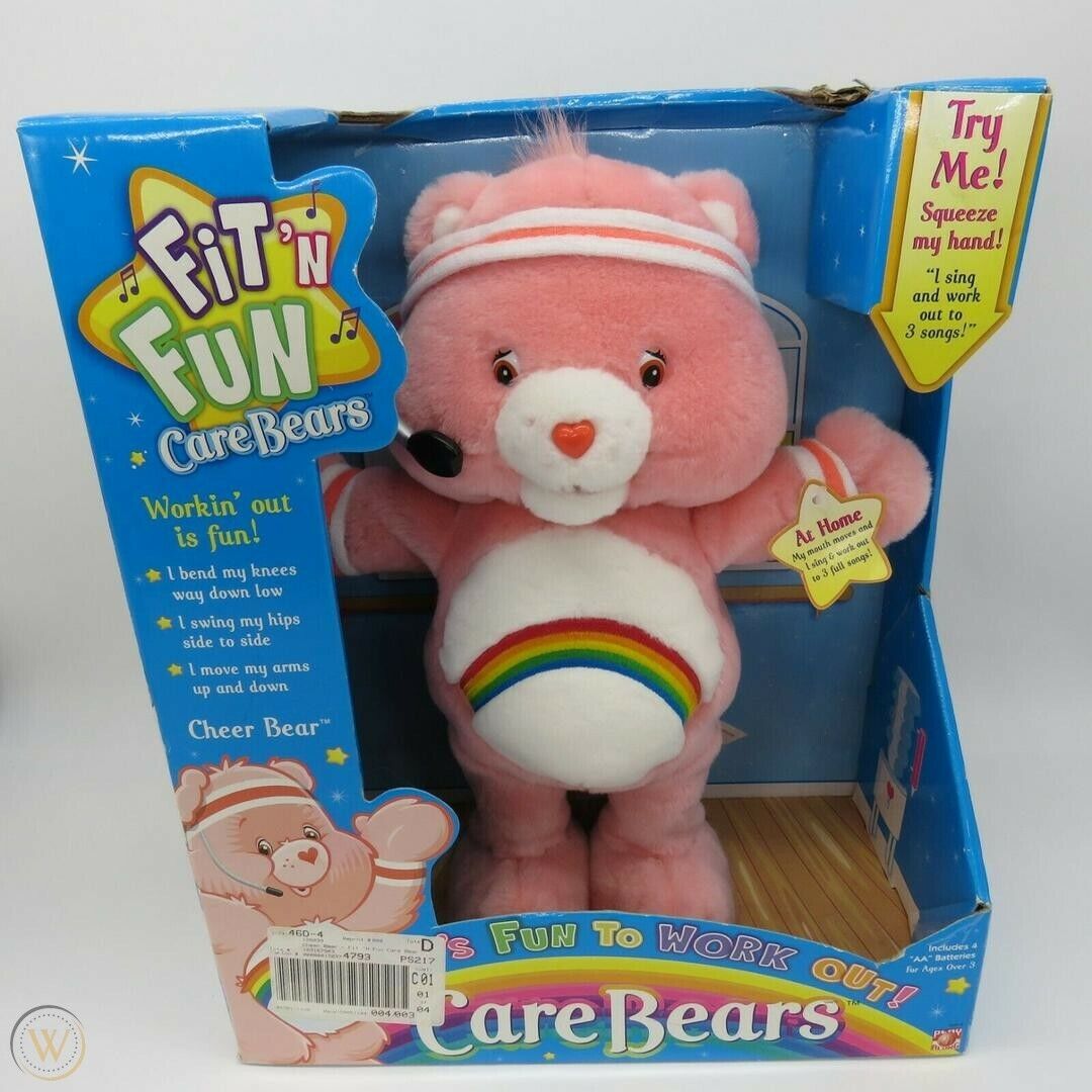 Fit 'n Fun CareBears Pink Rainbow Bear