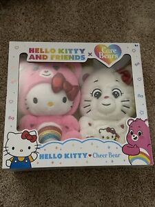 Hello Kitty and Friends x Cheer Bear Plush Set Duo New Sold Out TikTok