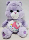 Care Bear Sweet Dreams Bear Just Play ~19" Plush Stuffed Lavender/Purple 2017