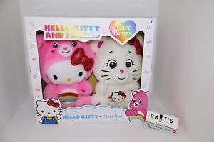 Hello Kitty and Friends x Care Bears Cheer Bear NEW SEALED?Slightly Damaged Box