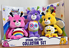 3 PK Care Bears 9" Bean Plush Spring Theme Ladybug Bear Bee Bear Butterfly Bear
