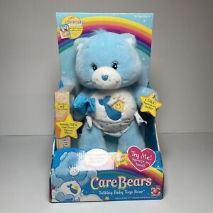 Play Along Talking Care Bear Baby Tugs Bear 2004 with VHS Tape New In Box RARE