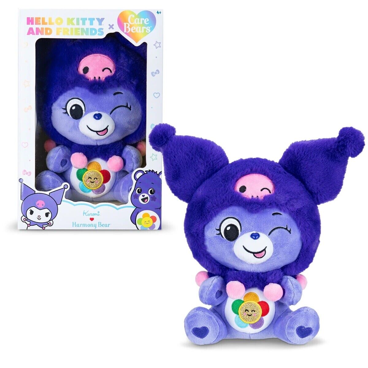 Kuromi x Harmony Bear ~ Hello Kitty X Care Bears