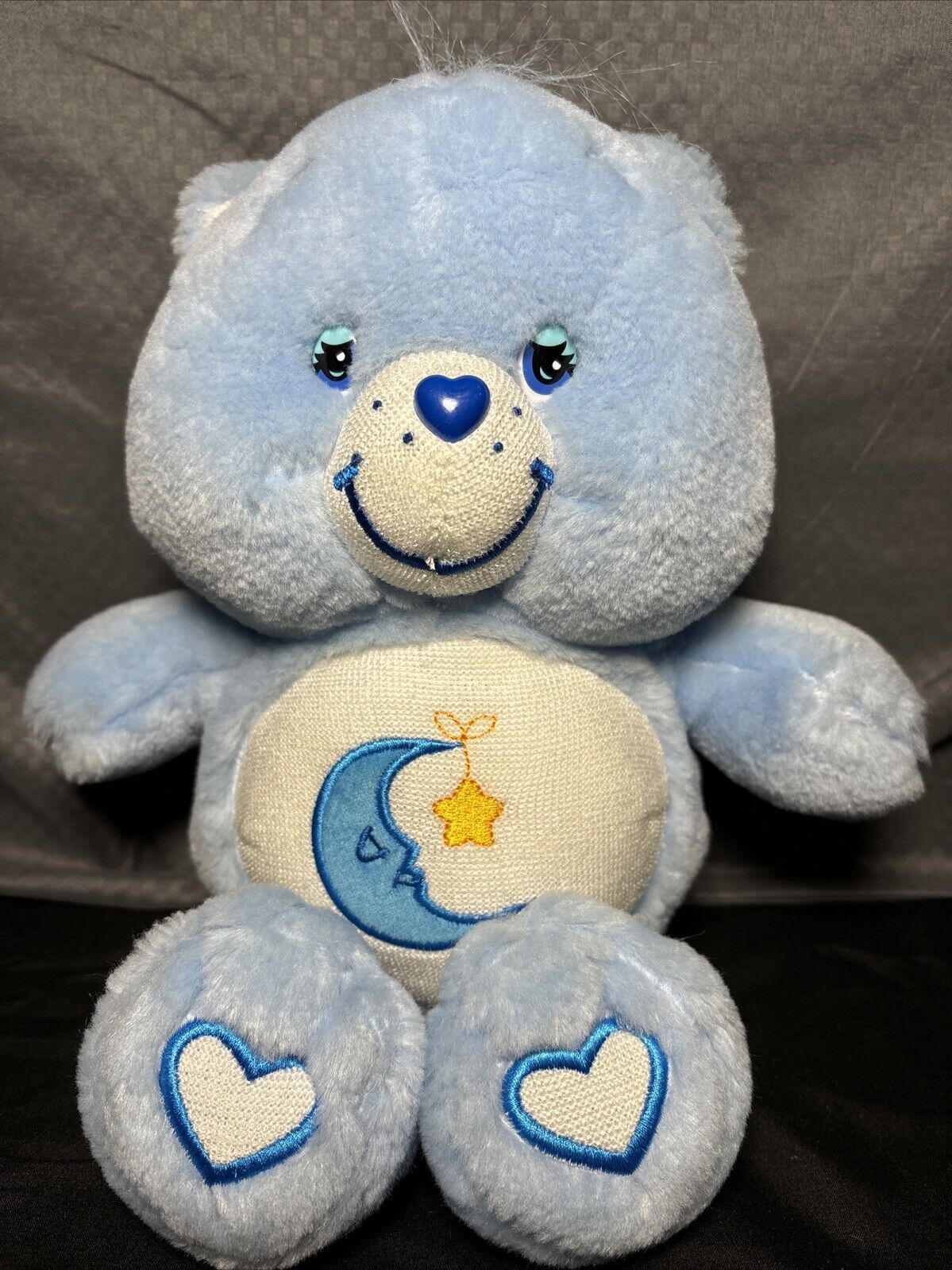 Care Bears, Glow-A-Lot Series, RARE HTF MAVERICK Bedtime Bear, 13", 2004.