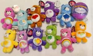 Surprizamals Care Bears 4 Inch Stuffed Animals Lot of 11 with 1 Unopened - NWT