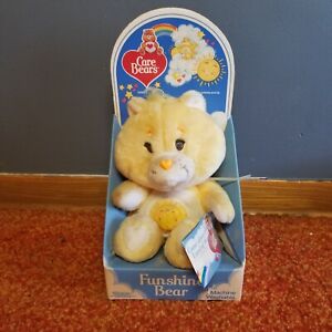 Care Bears Funshine Bear 1984 Yellow  Plush Toy  Plush 10