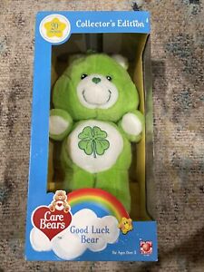 GOOD LUCK CARE BEAR 20th Anniversary Collector's Edition. New Dead stock Item.
