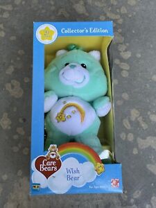 Care Bears 20th Anniversary Wish 10” Inch Plush Collector’s Edition In Box 2002