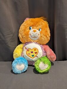 Care Bears Floppy Work Of Heart Bear. Approximately 10 Inches Tall. Year: 2005