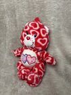 2006 Care Bear Always There Bear - All Over Heart Print 8” Plush Limited Ed RARE