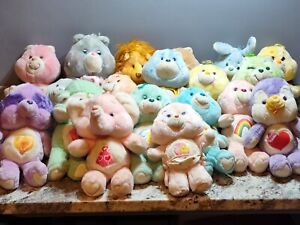 1983-84 Care Bears & Care Bear Cousins - Vintage Plush Collection - Lot of 19
