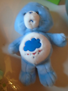 Care Bears Plush 2002 Grumpy Bear Rain Clouds with hearts 13