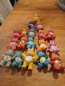 Care Bears Vintage PVC Poseable Jointed Doll Figure Lot Of 18 1980s