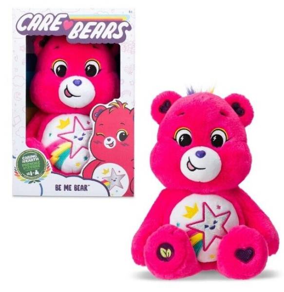 Care Bears - Be Me Bear 2024 Pink, Purple Nose, Star Tummy New In Box Plush