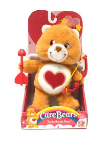 Care Bears Tenderheart Bear W/Bow & Arrow Plush Happy Valentine's Day NWT 2005