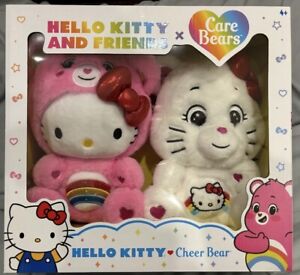 Sanrio Hello Kitty  x Care Bears Cheer Bear Plush Target Set Duo