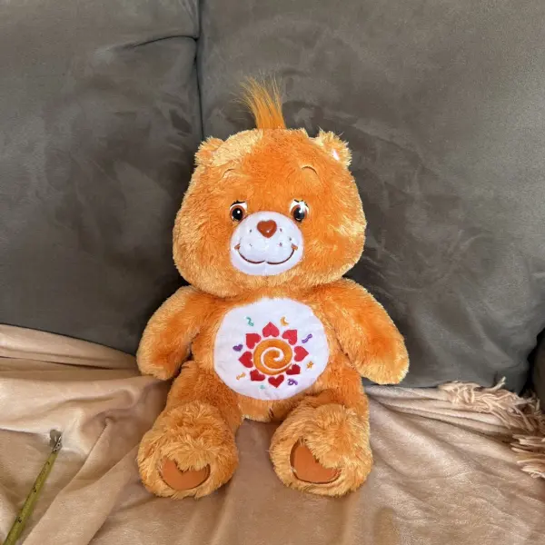Rare Care Bears Amigo Bear Floppy. Year: 2006. 13 Inches Tall. Fuzzy Soft Cute