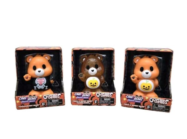 Care Bears Unlock The Magic x OOSHIES HALLOWEEN Vinyl Figures COMPLETE Set Of 3