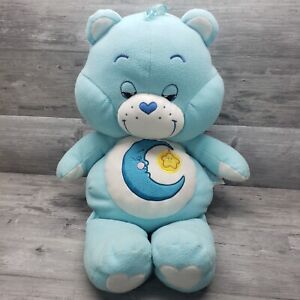 Care Bears Bedtime Bear Jumbo 28” Inch Stuffed Plush Toy Animal Blue Fuzzy 2002