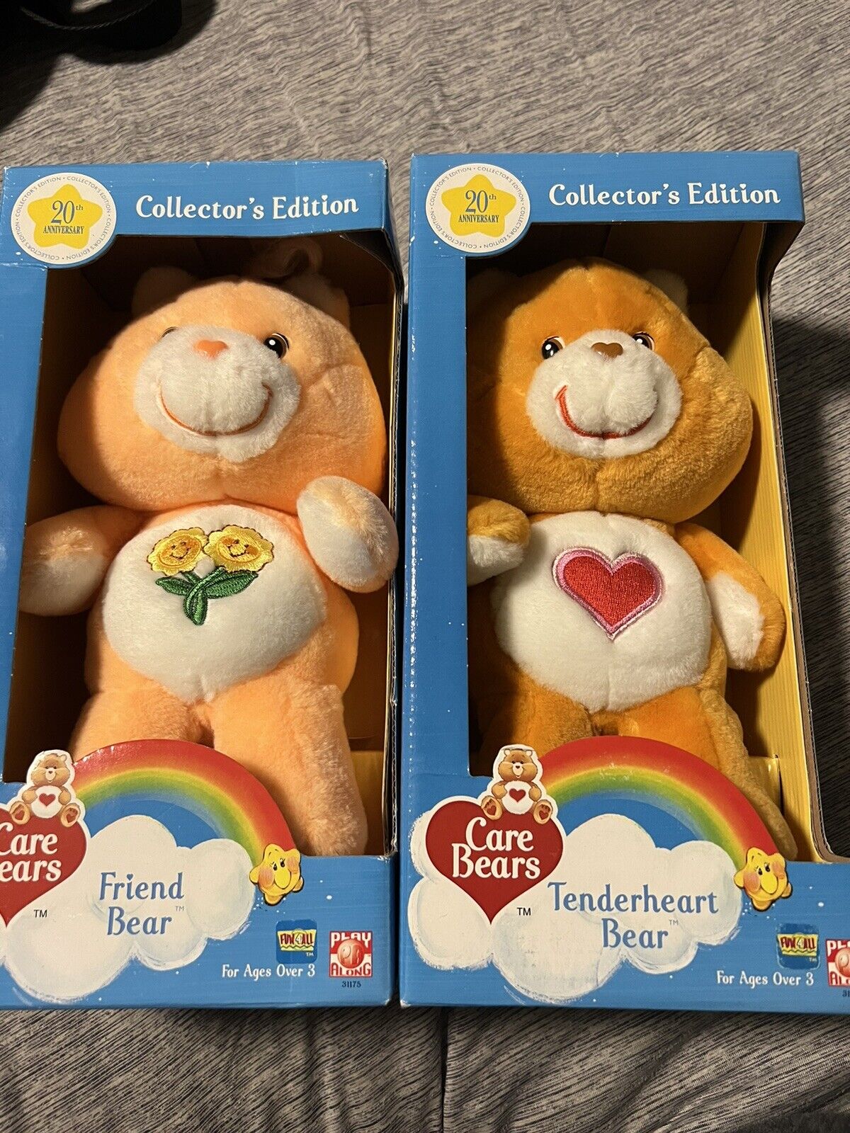 Care Bears 20th Anniversary Collectors Edition Tenderheart Friend Bear Plush