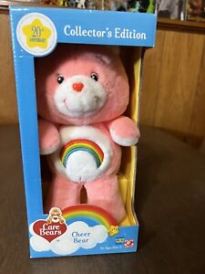 Vintage 2002 Care Bears 20th Anniversary Collector’s Edition Cheer Bear Plush