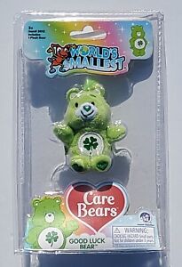 World's Smallest Care Bear Series 2 Good Luck Bear ~ 2.75
