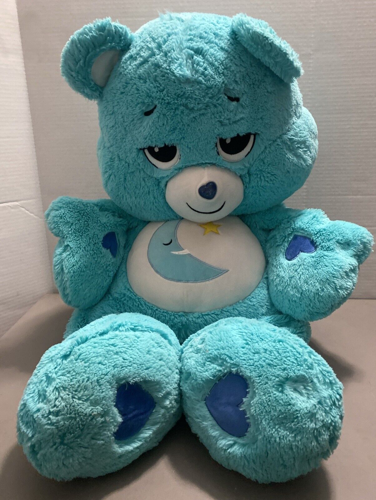 Care Bears Jumbo Bedtime Bear Blue Moon Star Plush 36” Costco 2020 RARE