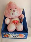 Vintage 1980's Care Bears Love-a-Lot Bear - NEW in BOX w/Tag
