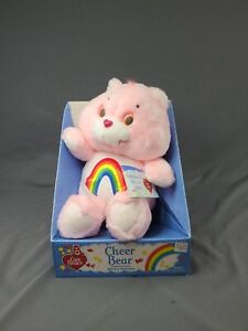 1980's Care Bears Cheer Bear by Kenner~ 18 Inch bear strapped In original Box