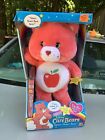 NIB 2005 Smart Heart Bear Apple Care Bears With DVD Talking Not Working RARE