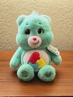 2023 Rare New Care Bears Exclusive Unity Bear Plush Teal Green 14"