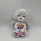 2004 True Heart Talking Care Bear Plush Tie Dye Vintage Works Great Rare