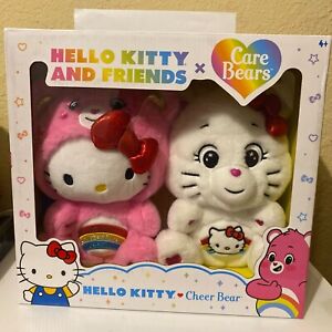 SANRIO Hello Kitty and Friends x Care Bears Cheer Bear Sealed Box Set NIB