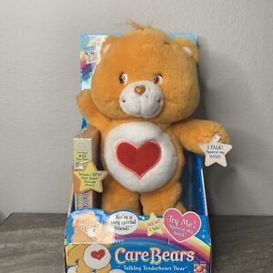 Care Bear Talking Tenderheart Bear With VHS 2004 New in Original Packaging