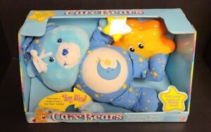 NEW 2003 VINTAGE CARE BEARS BEDTIME BEAR LULLABY FRIEND PLUSH WITH NIGHTLIGHT