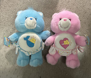 2003 Care Bears Plushies Baby Hugs and Tugs 10” Stuffed Animal Toy