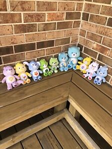 Lot of 10 Plush Care Bears & Cousins 2000’s All Pre-loved