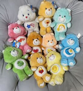 Lot of 10 Vintage Care Bears 2002 marked 