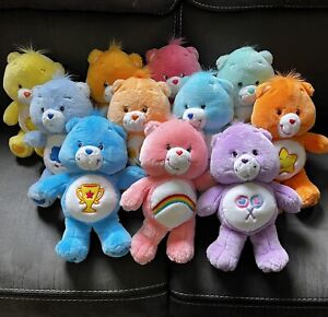 Vintage 2002 Care Bears 13” Lot Of 11
