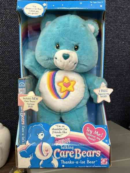 Vintage 2003 Care Bears Thanks-A-Lot Talking Care Bear w/DVD - Still In box