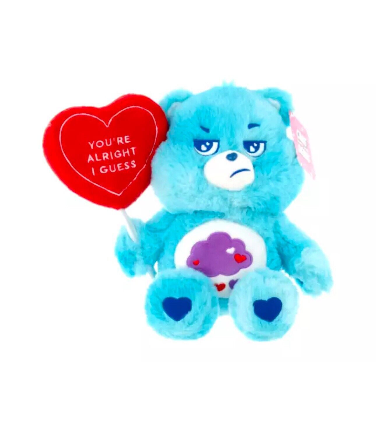 Care Bear Valentine's Day 2025 Grumpy Bear 13" Plush Toy Gift New