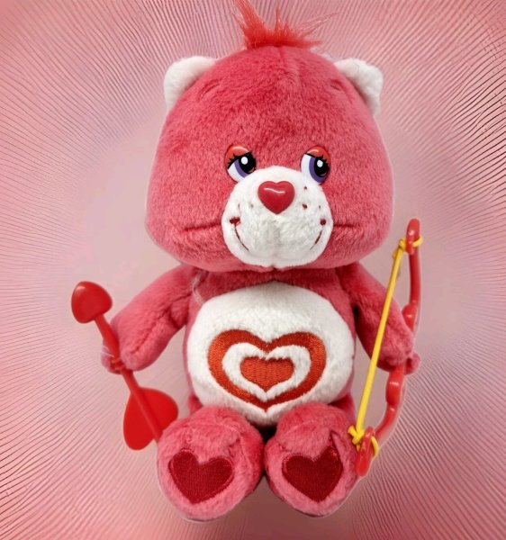 VTG Care Bears All My Heart Valentine's Day Target Exclusive 8" Plush Hearts/Bow